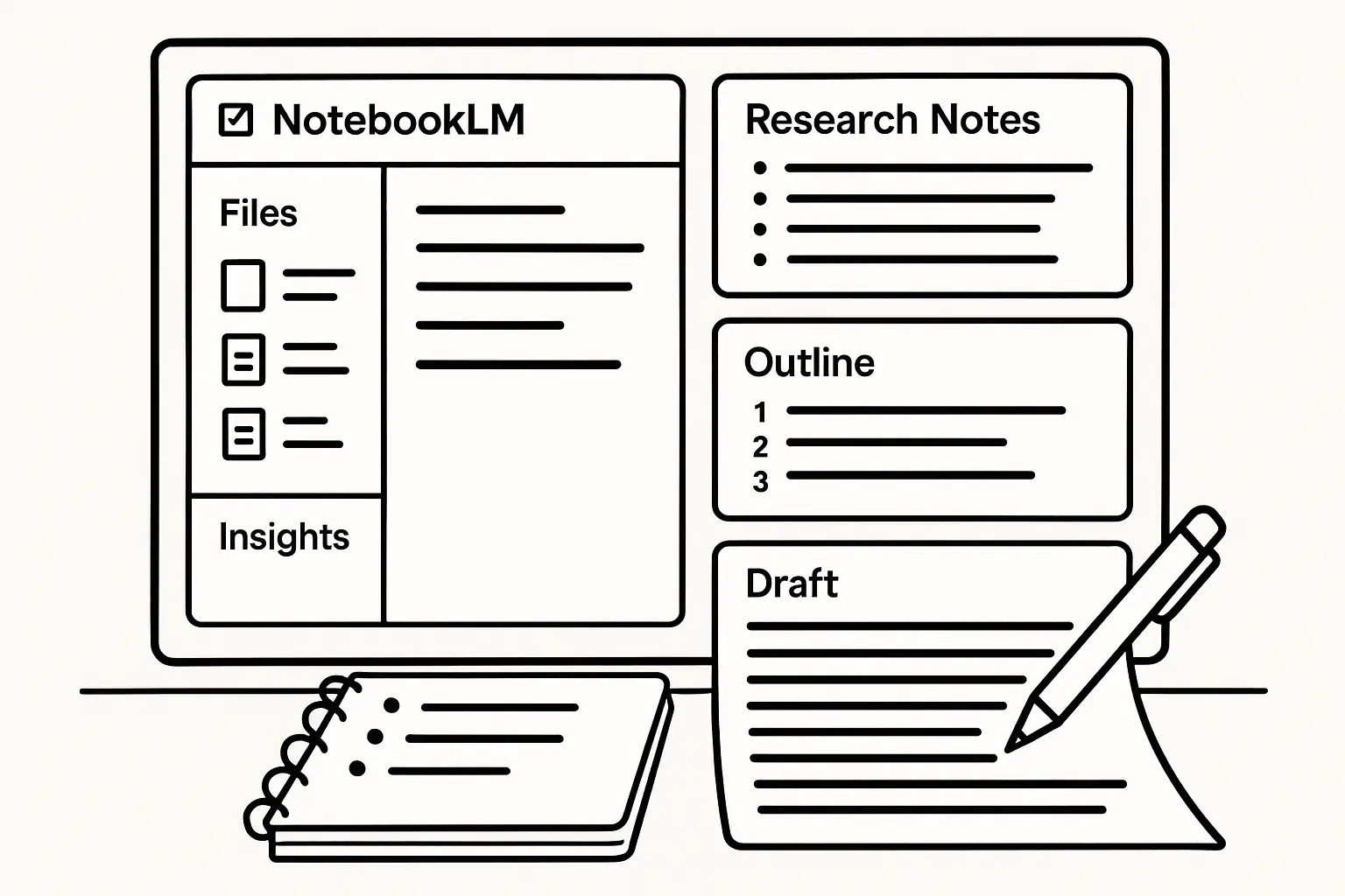 NotebookLM을 활용한 연구 노트 정리 시나리오