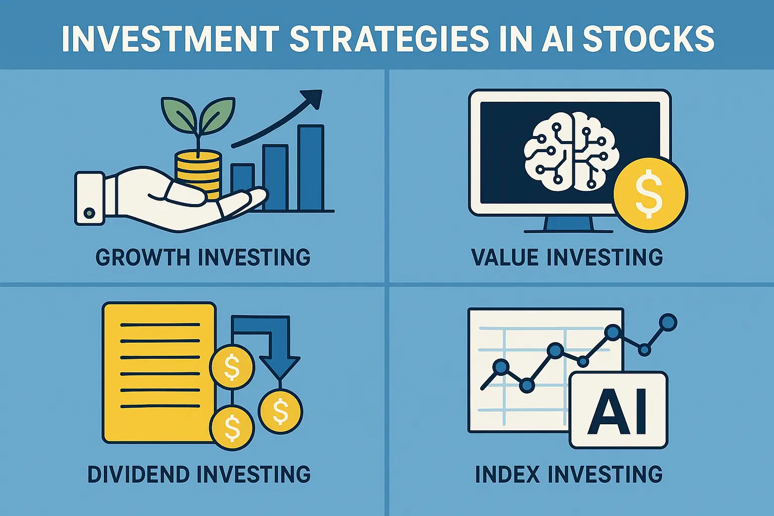 Investment strategies in AI stocks